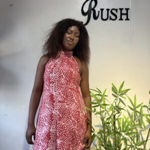 pink arewa halter neck