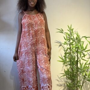 Orange Arewa Adire