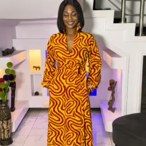 Petty Wrap Dress 🧡