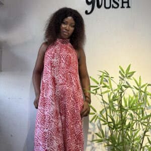 pink arewa halter neck